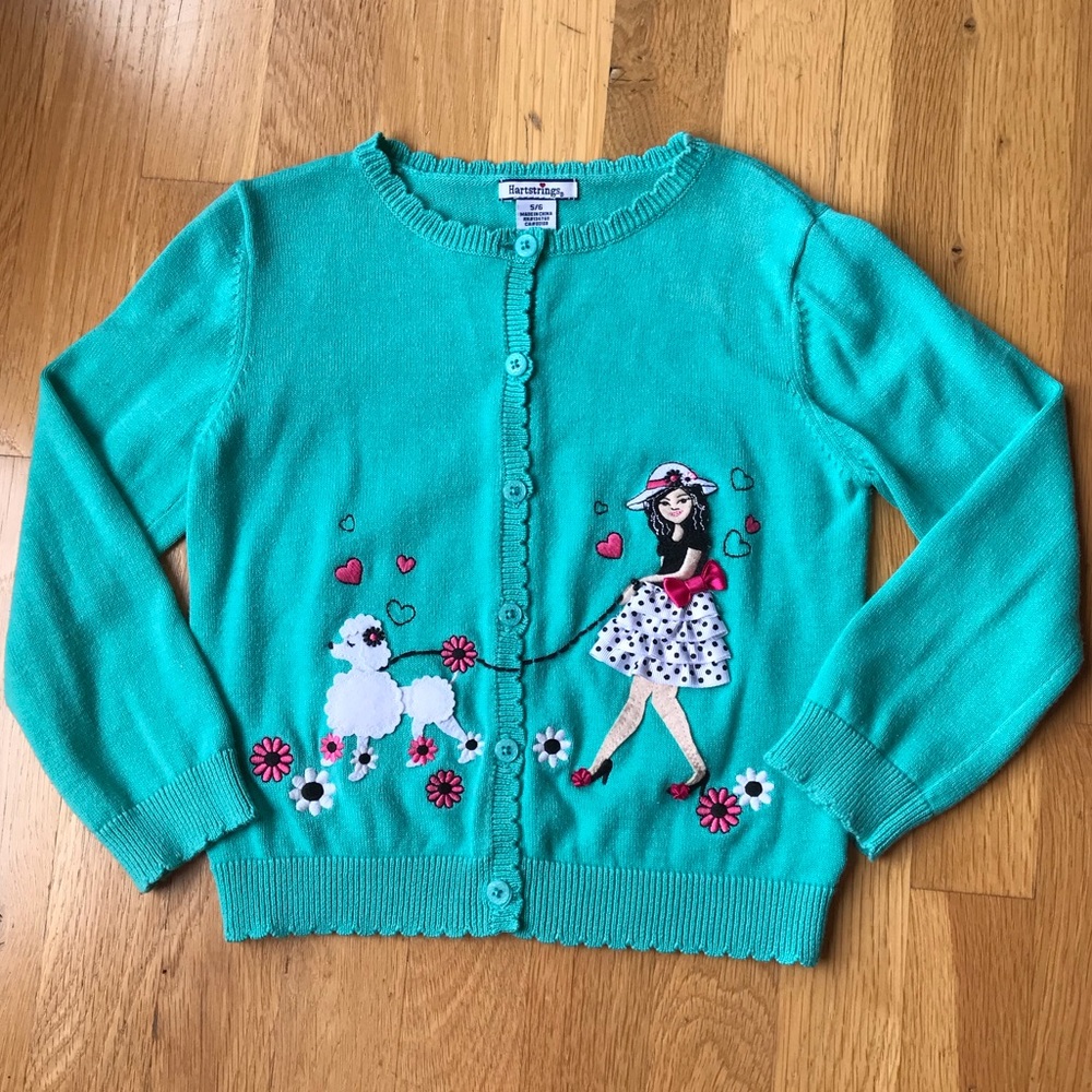Adorable Hartstrings Girls Cardigan